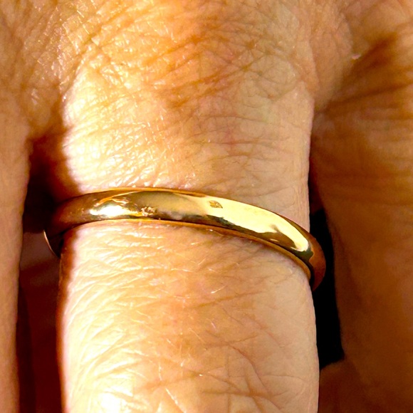 Silpada rose gold ring with soapstone rose small stone. Used for display - Picture 5 of 5